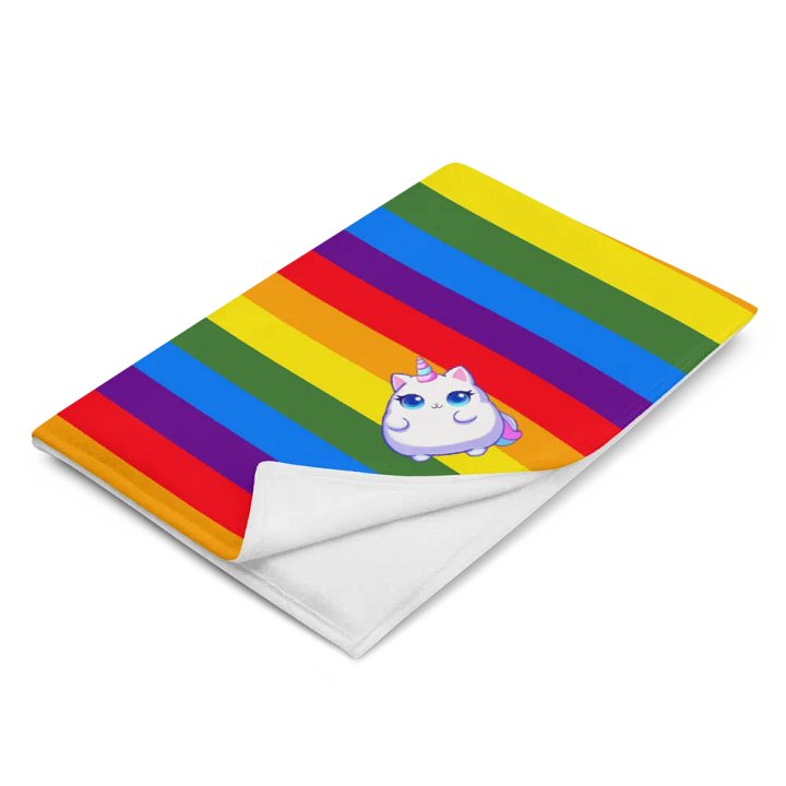 Unicorn Kitty Pride Throw Blanket product image (2)