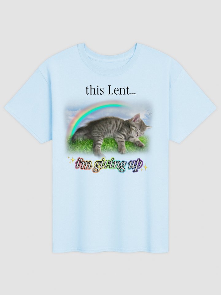 This Lent I'm Giving Up Cat T-shirt product image (32)