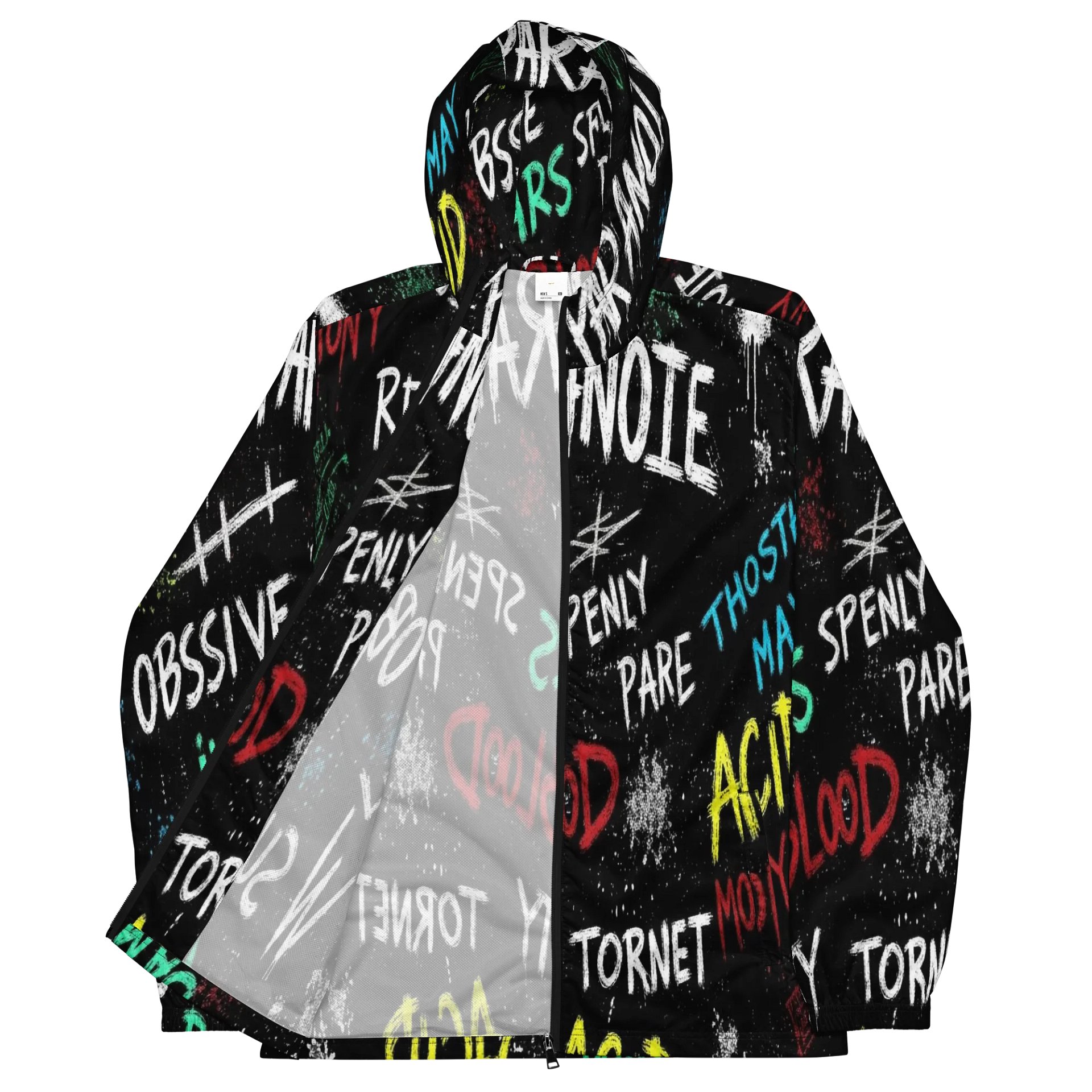PSYCHO – Mental Static Series - Collage Windbreaker product image (7)