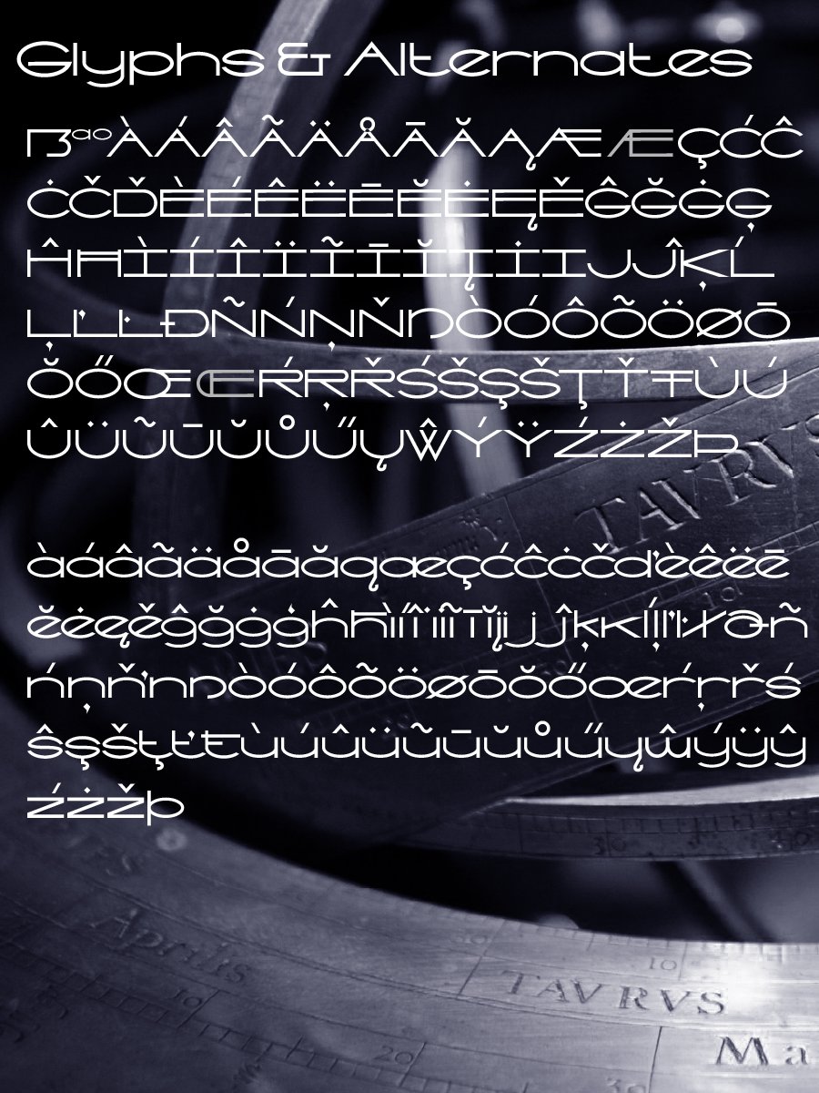 Armillary font product image (4)