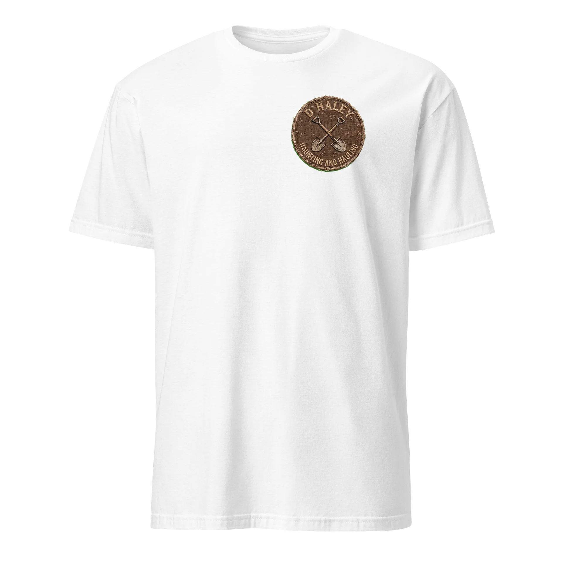 D Haley Haunting and Hauling Crossed Shovels Tee product image (1)