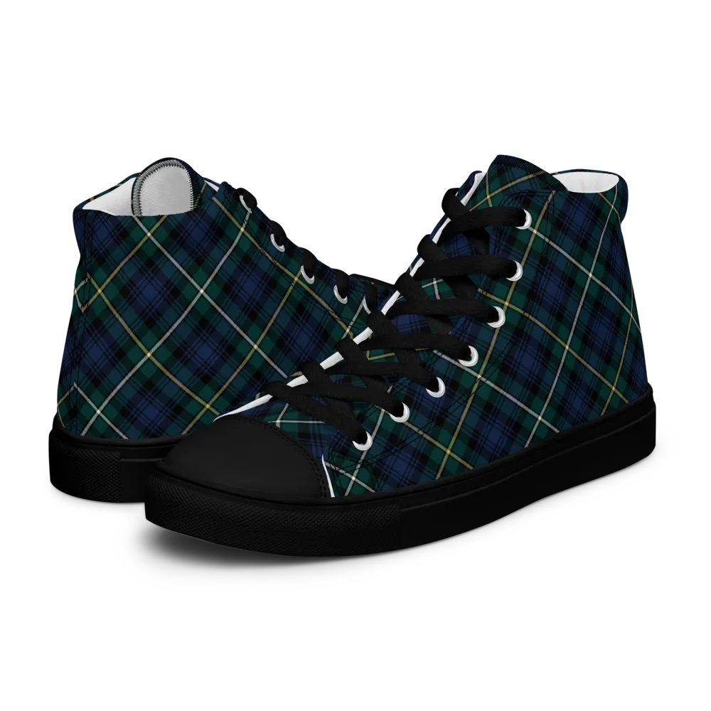 Campbell Tartan Men's High Top Shoes product image (8)