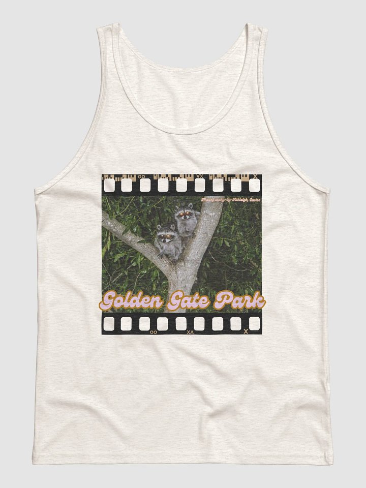 Golden Gate Park Raccoons Jersey Muscle Tank (White and Oatmeal) product image (1)