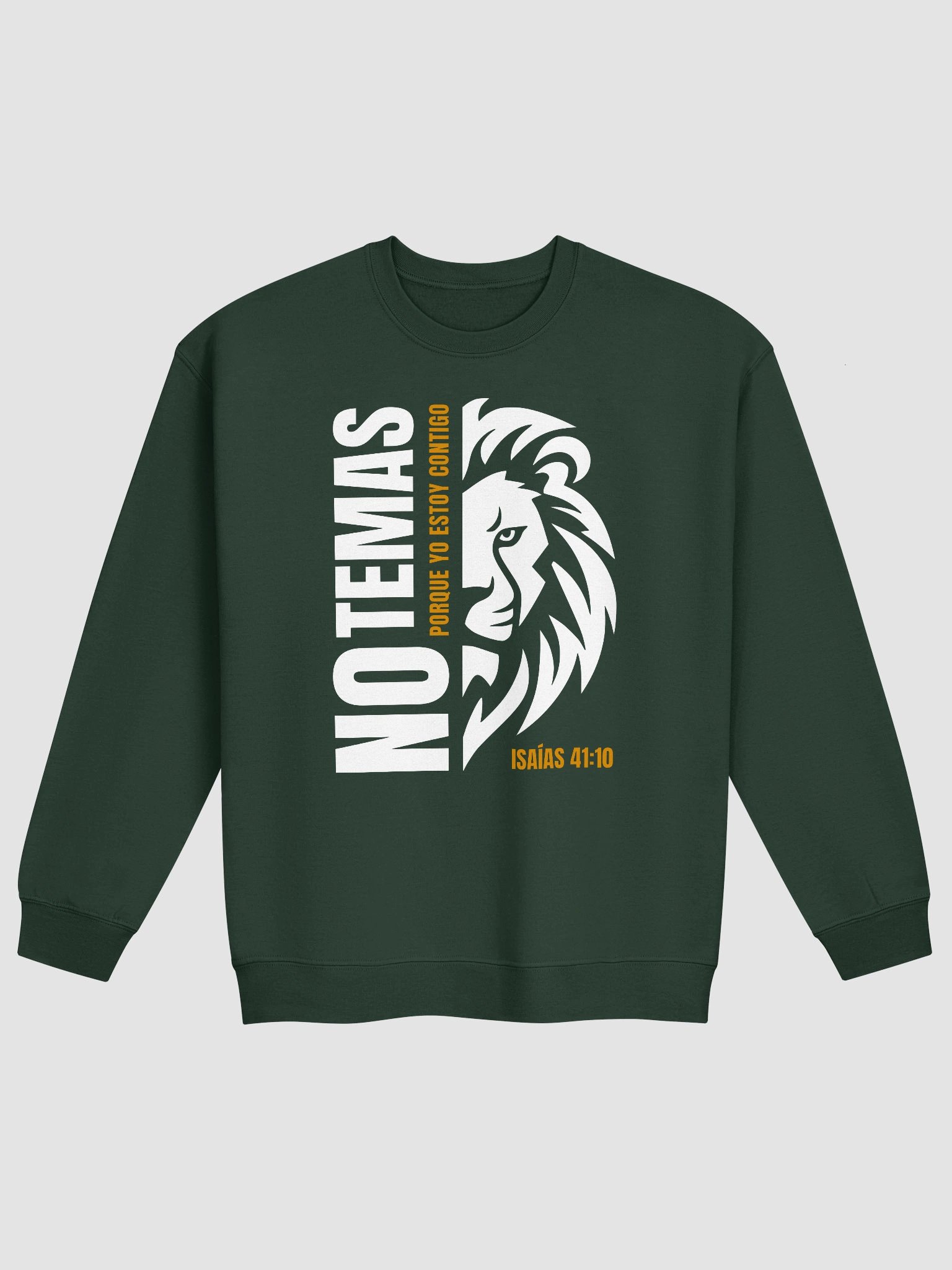 Sudadera Unisex Cuello Redondo | No temas, porque yo estoy contigo product image (2)