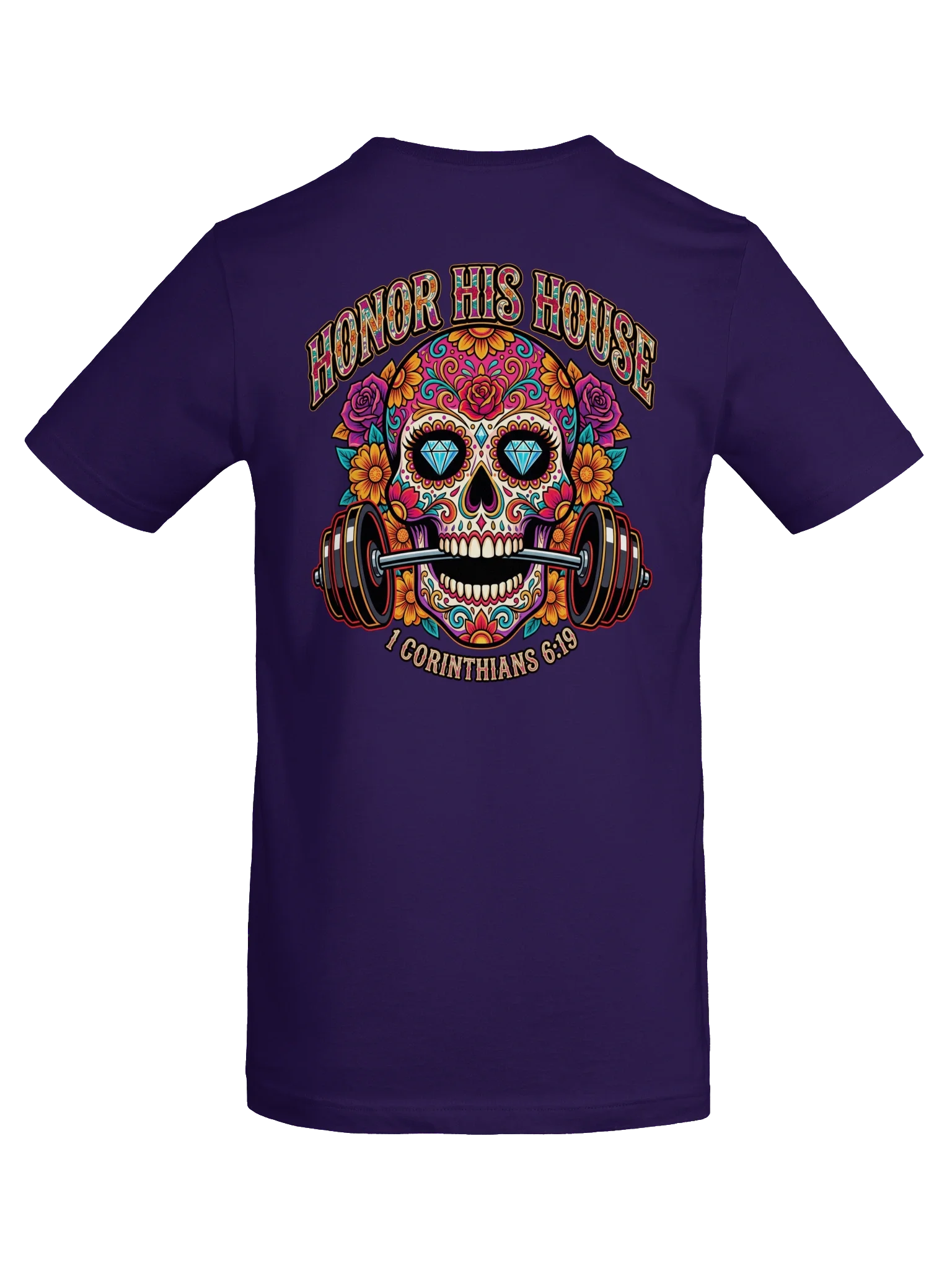 Unisex His House Sugar Skull T-Shirt by His House
