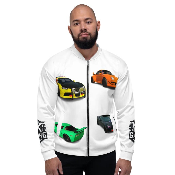 Speedster Dreams All-Over Print Bomber Jacket product image (2)