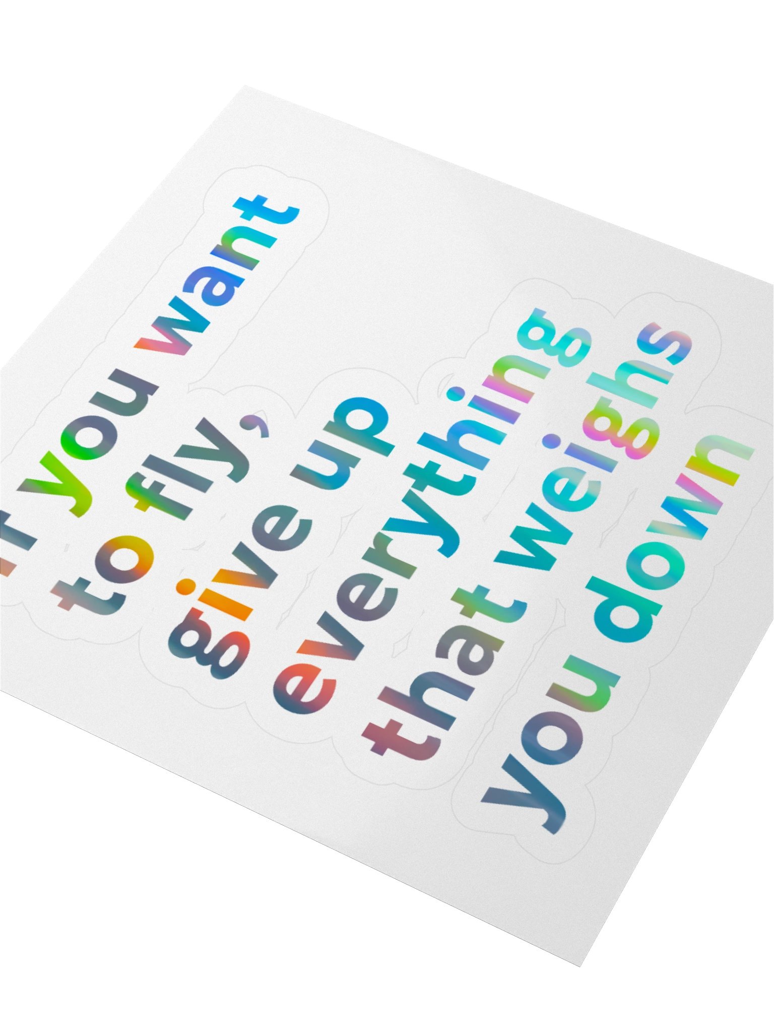 Fly High Kiss Cut Stickers product image (4)