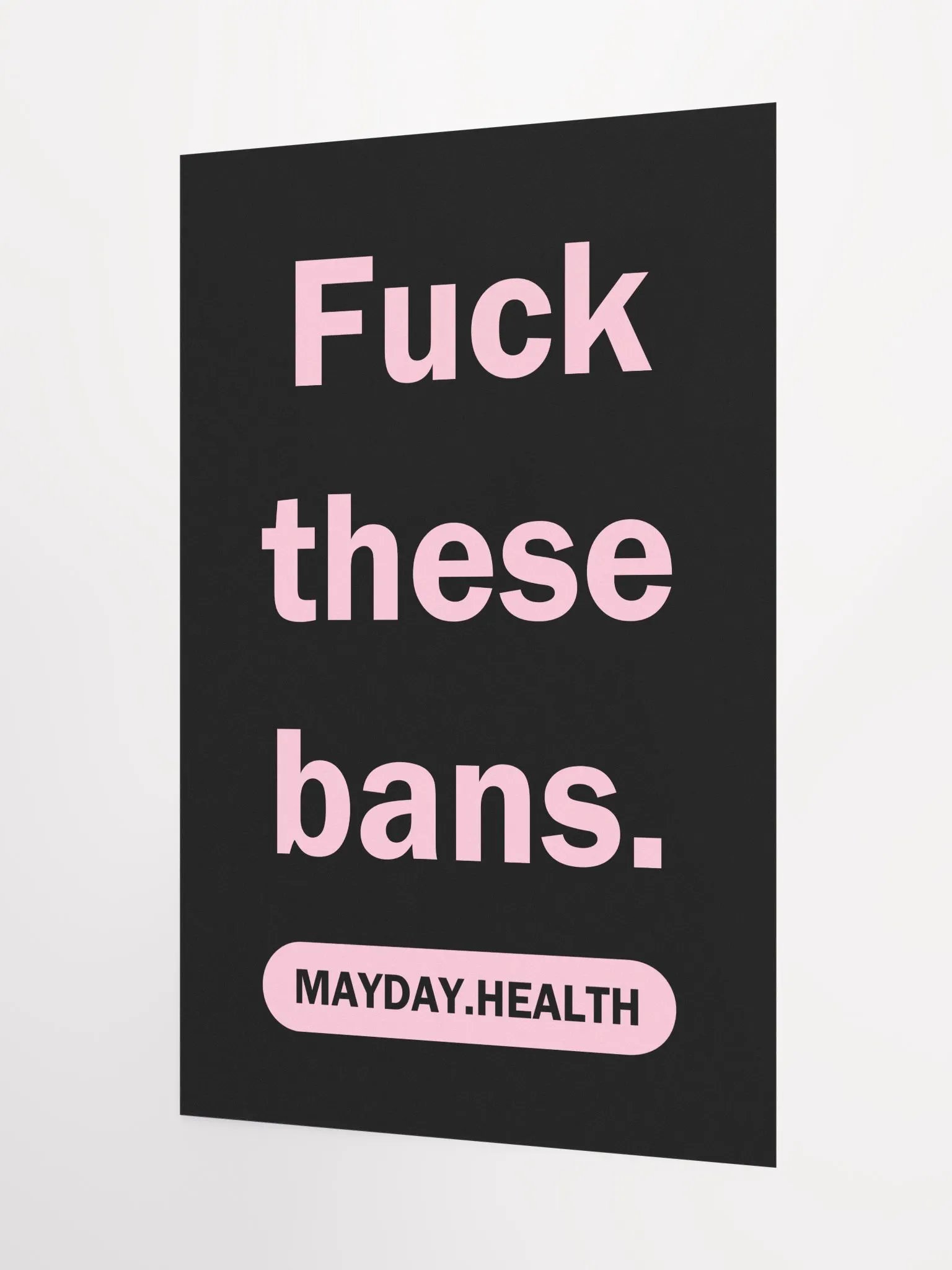 Fuck these bans poster product image (3)