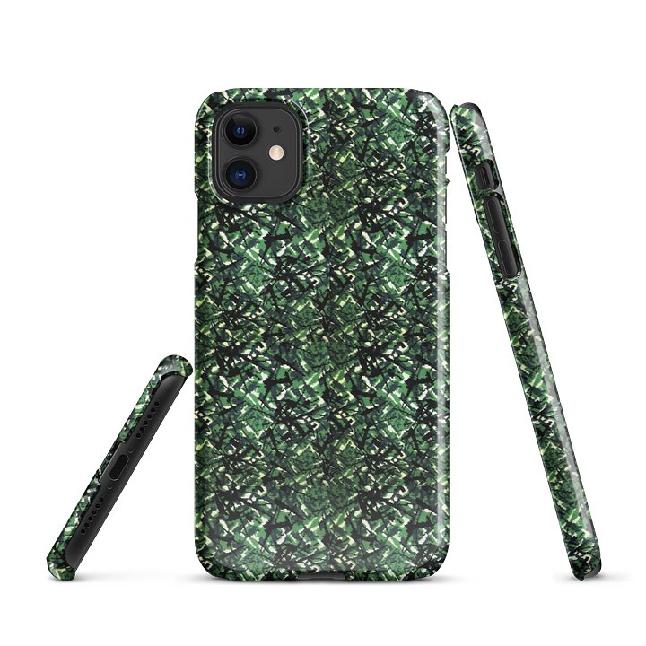 Snap Case for iPhone® – Green Danish Plush product image (1)