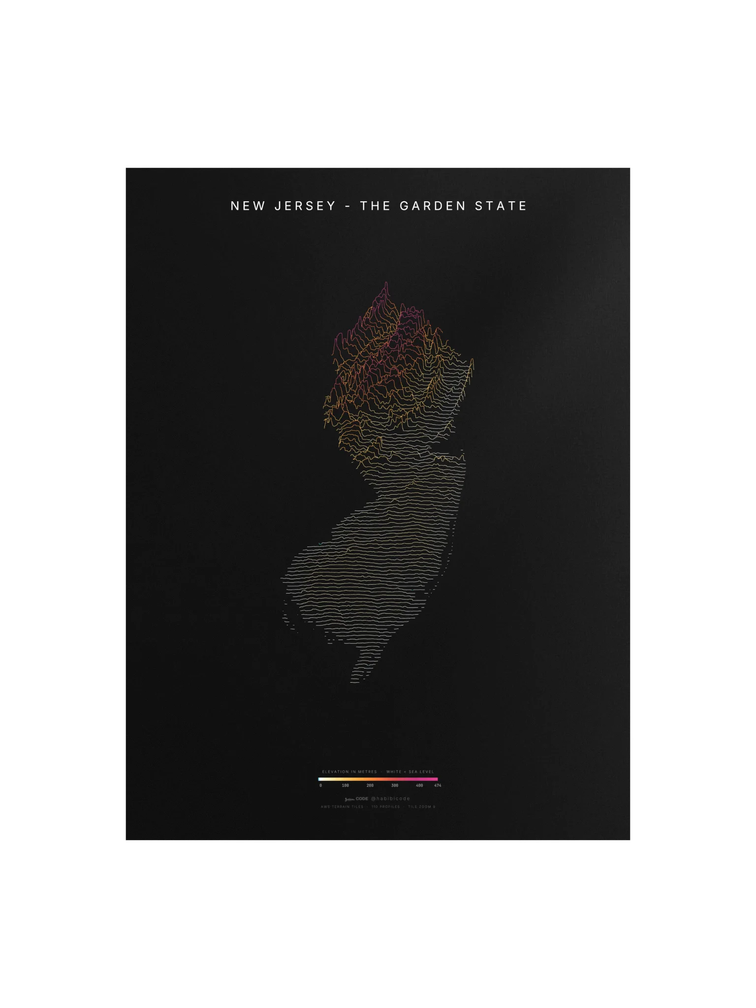 Ridgeline Poster - New Jersey product image (1)