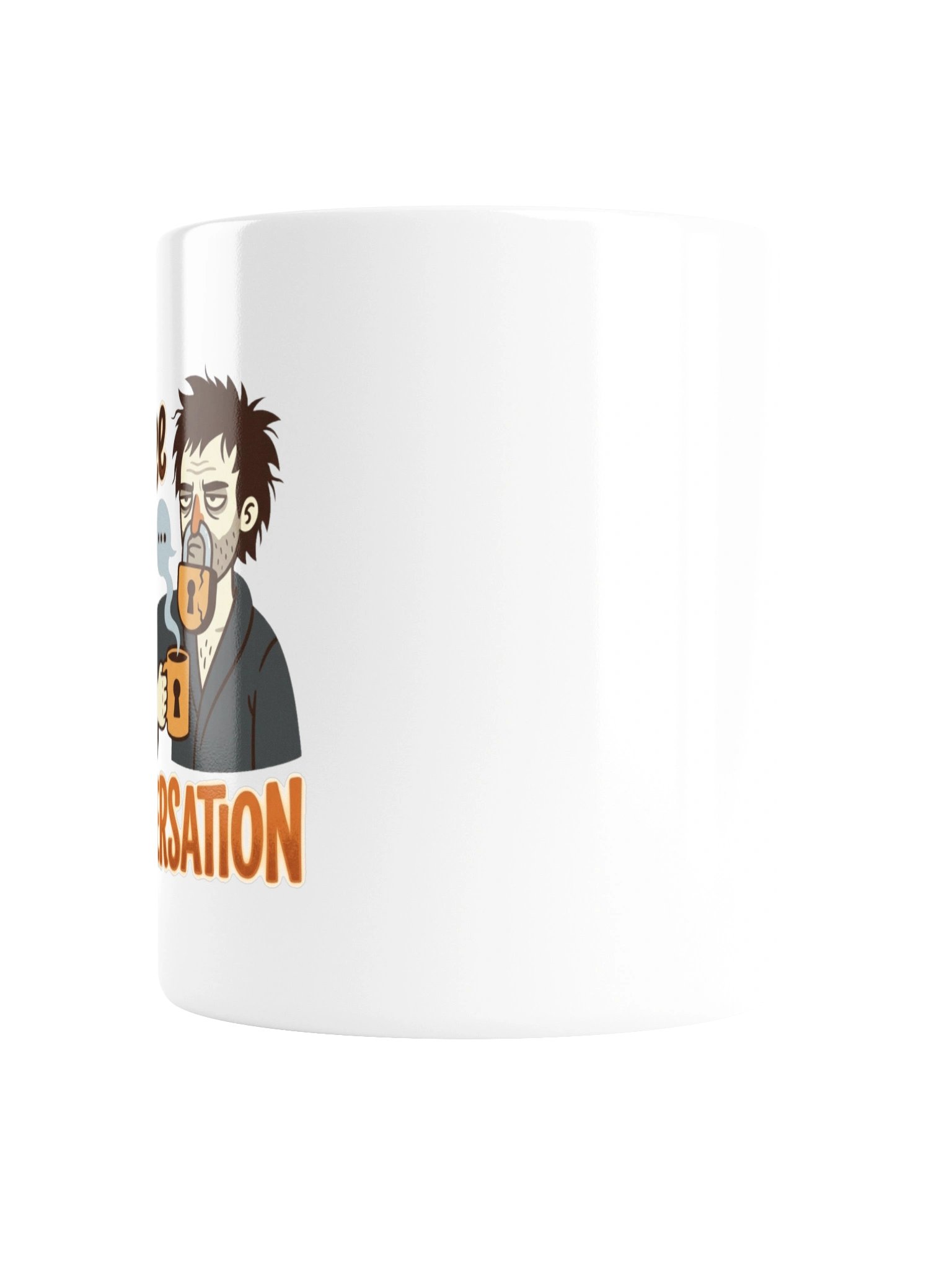 "Coffee Before Conversation" Ceramic Mug product image (4)