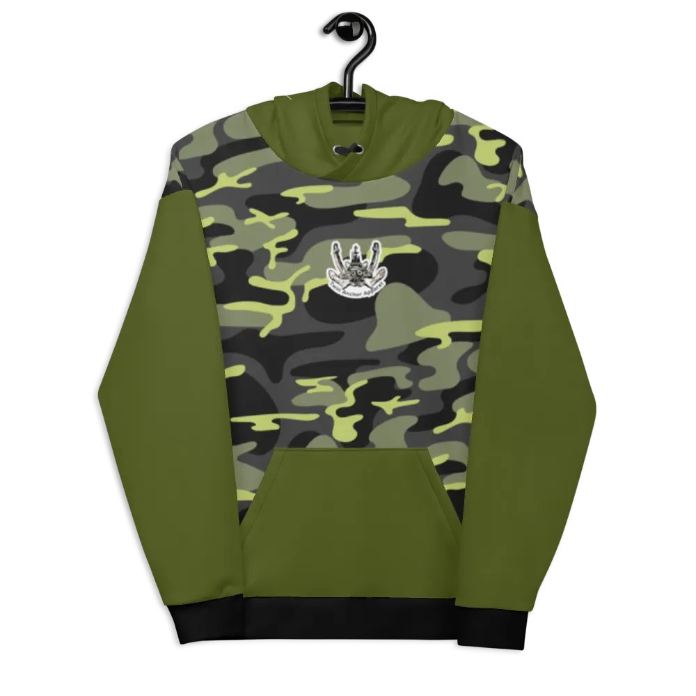 Mirrored Foss Tug & Barge Bridal Chain (Green & Camouflage) – Performance Marine Wear | Twin Anchor Apparel North Current Line product image (10)