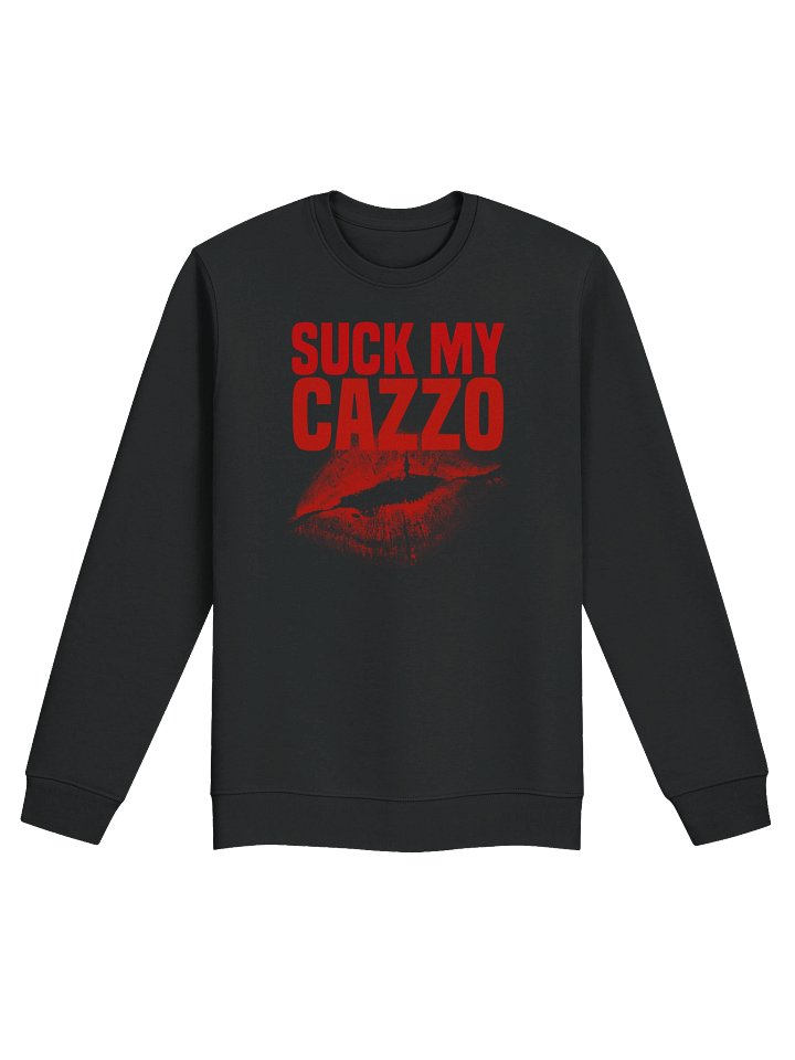 SUCK MY CAZZO red crewneck product image (1)