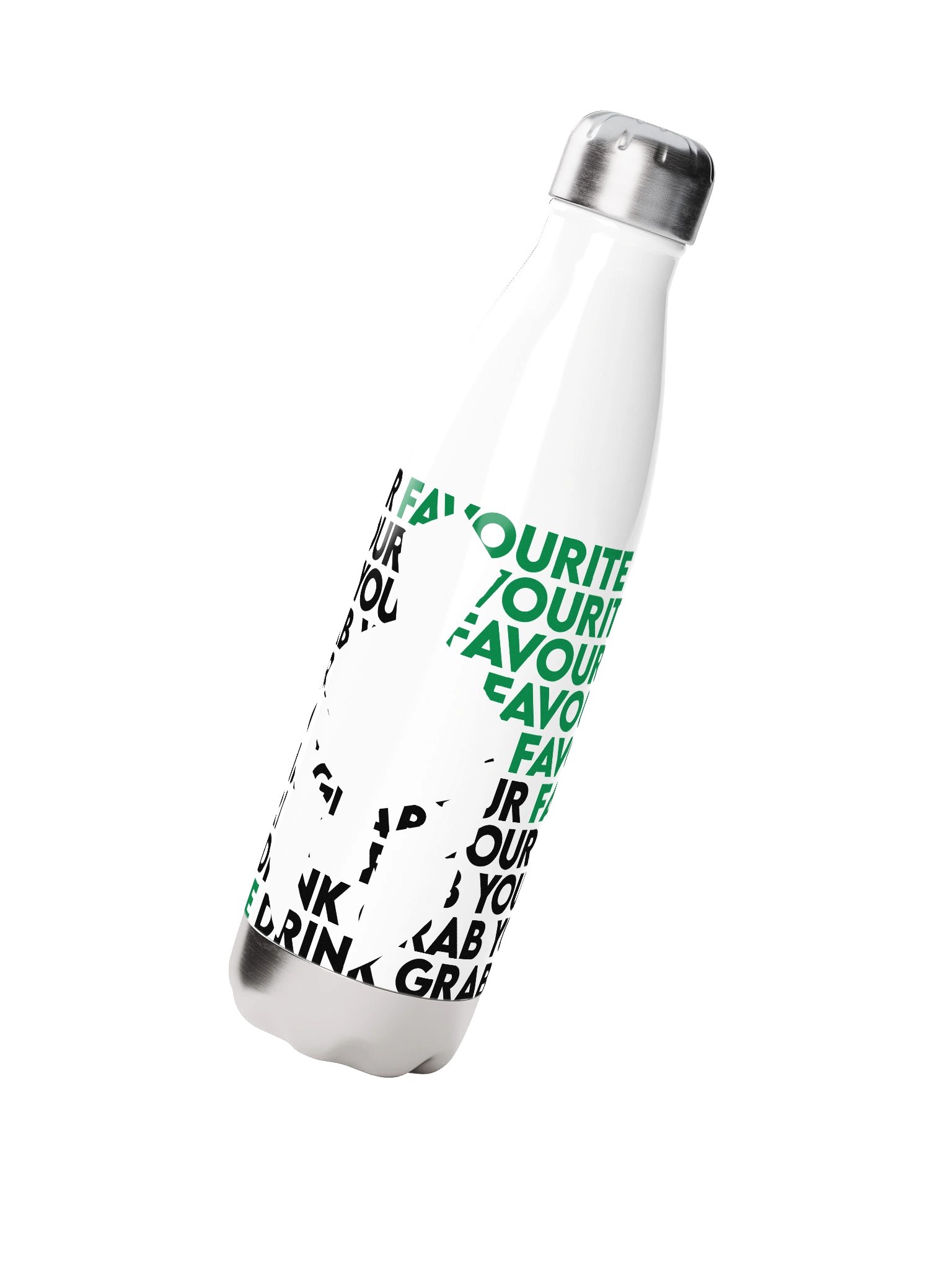 Stainless Steel Bottle Favourite Drink Logo Cutout product image (3)