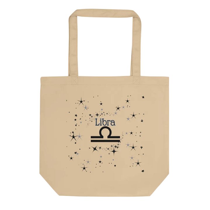 Libra Constellation Beige Tote product image (1)