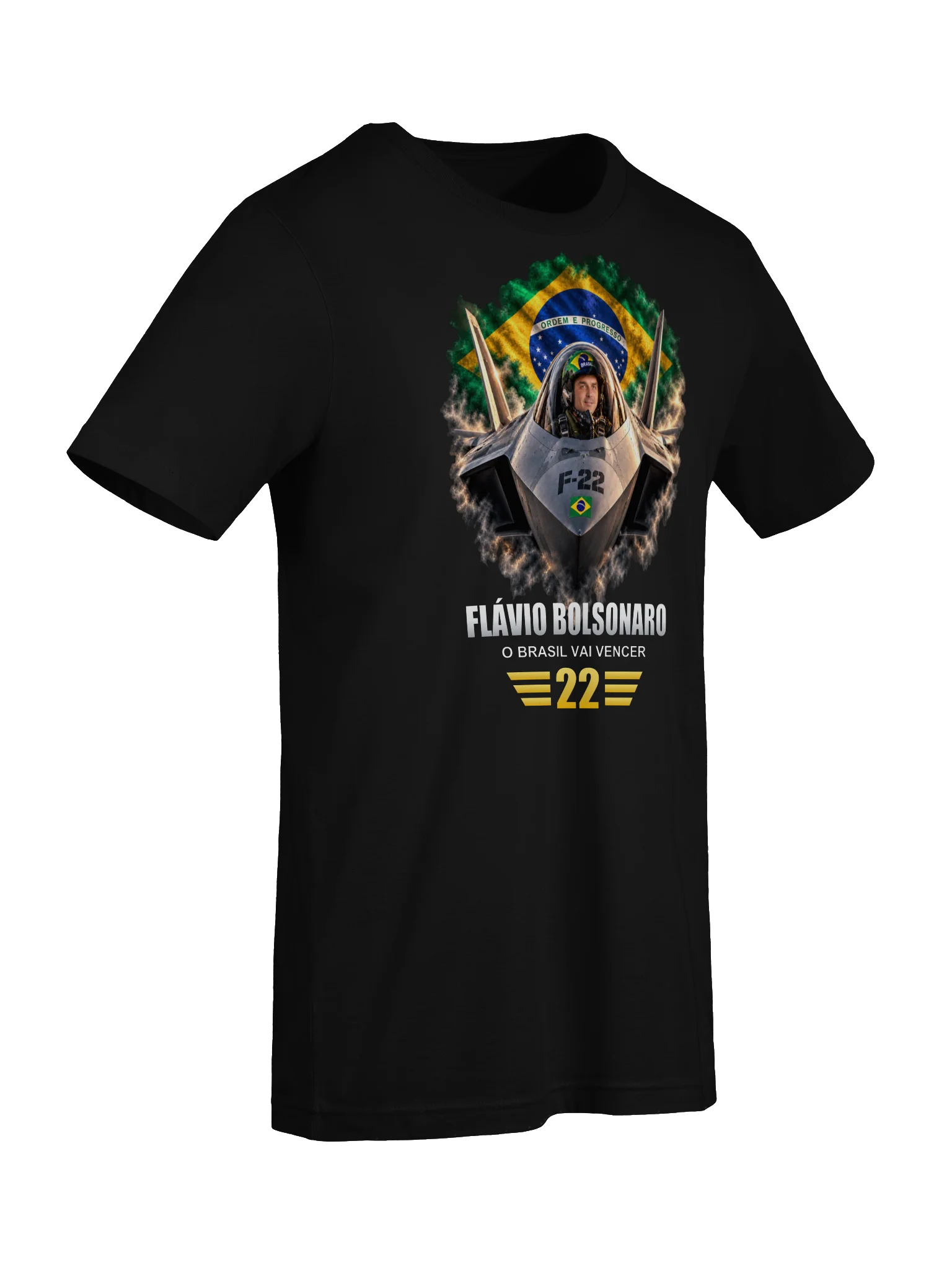 Bolsonaro F-22 T-Shirt - Letras Brancas product image (7)