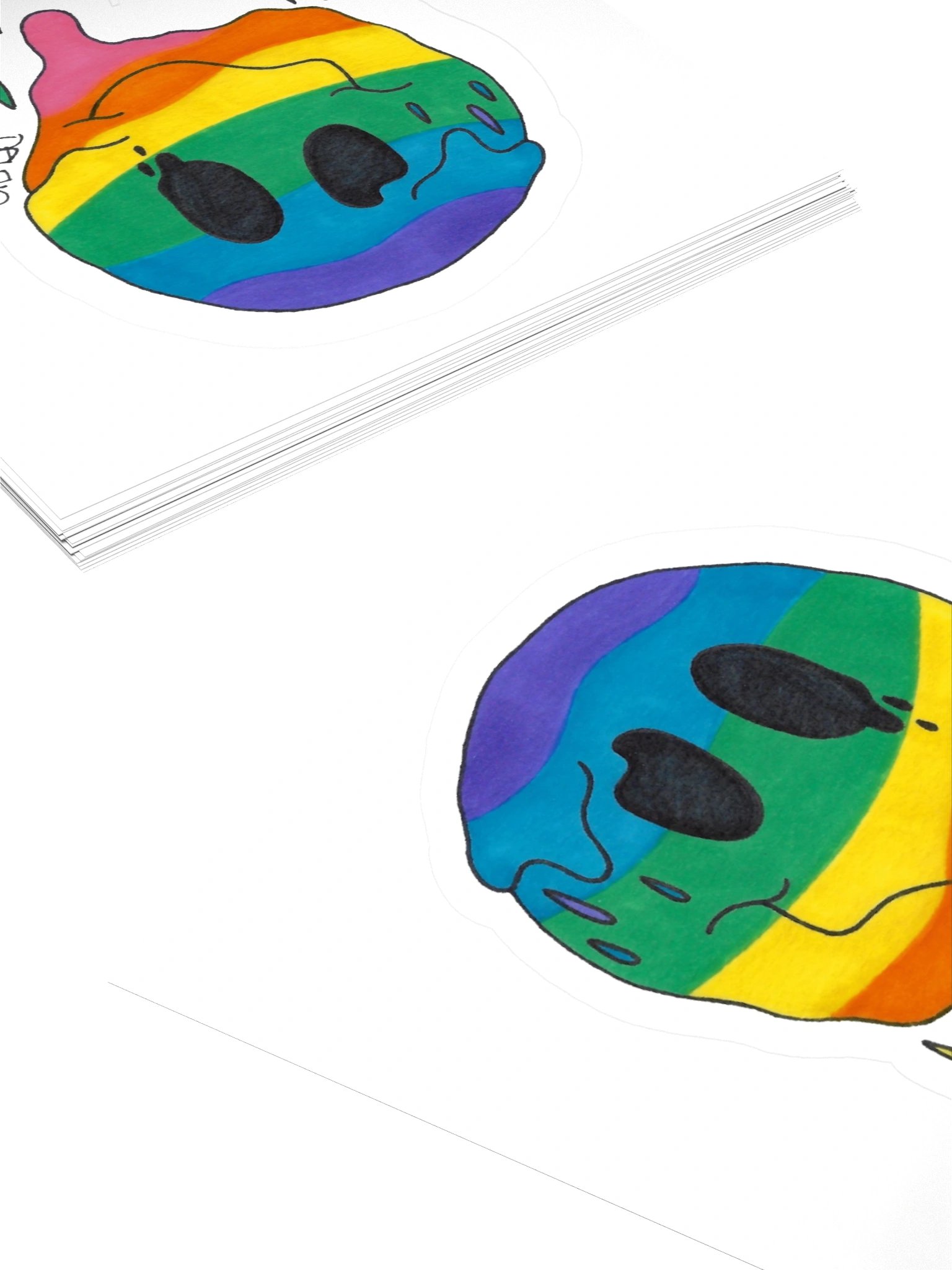 Melted Smiley Sticker product image (4)