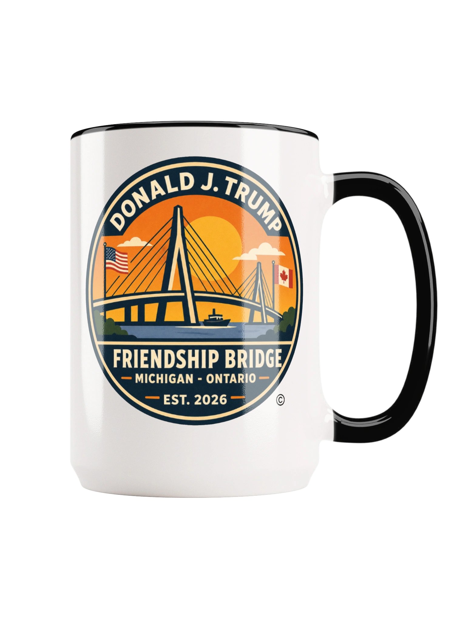 Official 15 oz Souvenir Mug - Donald J. Trump Friendship Bridge™ product image (6)