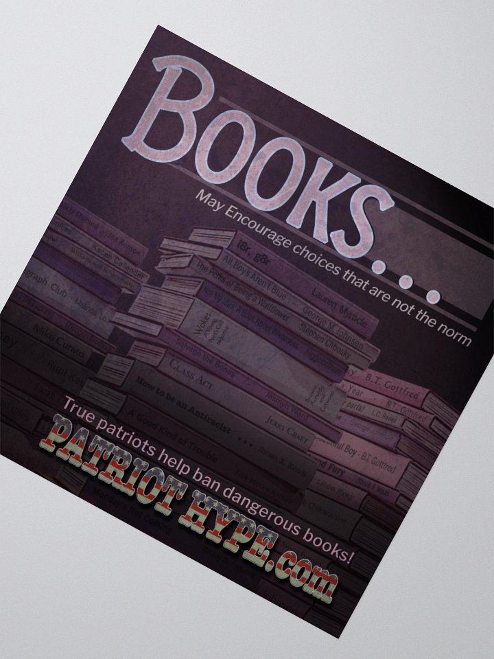 Sticker: Patriot Hype - Books product image (6)