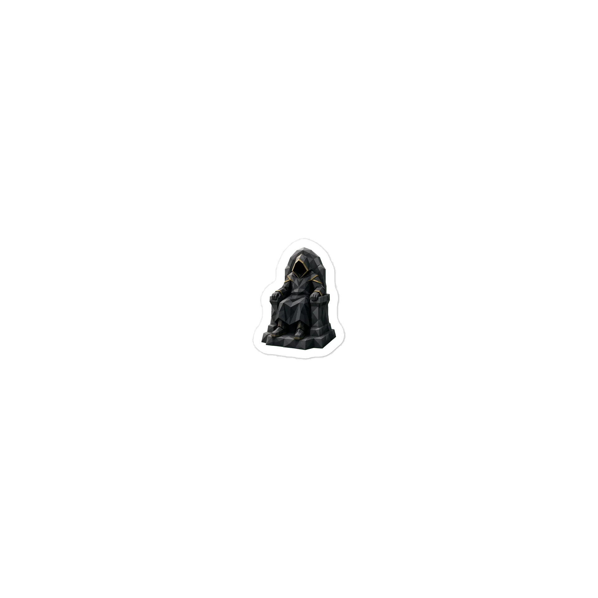 Satoshi The Chair — Die-Cut Sticker product image (1)