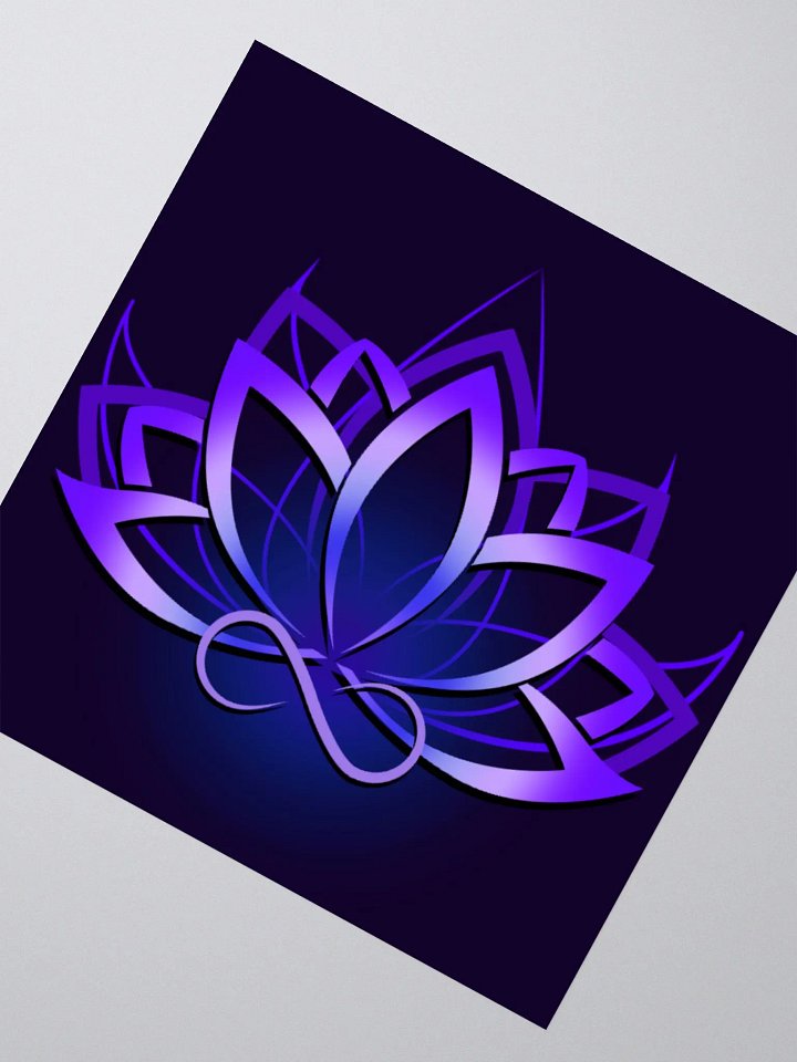 Flexxfinity Lotus Purple KissCut Sticker product image (2)