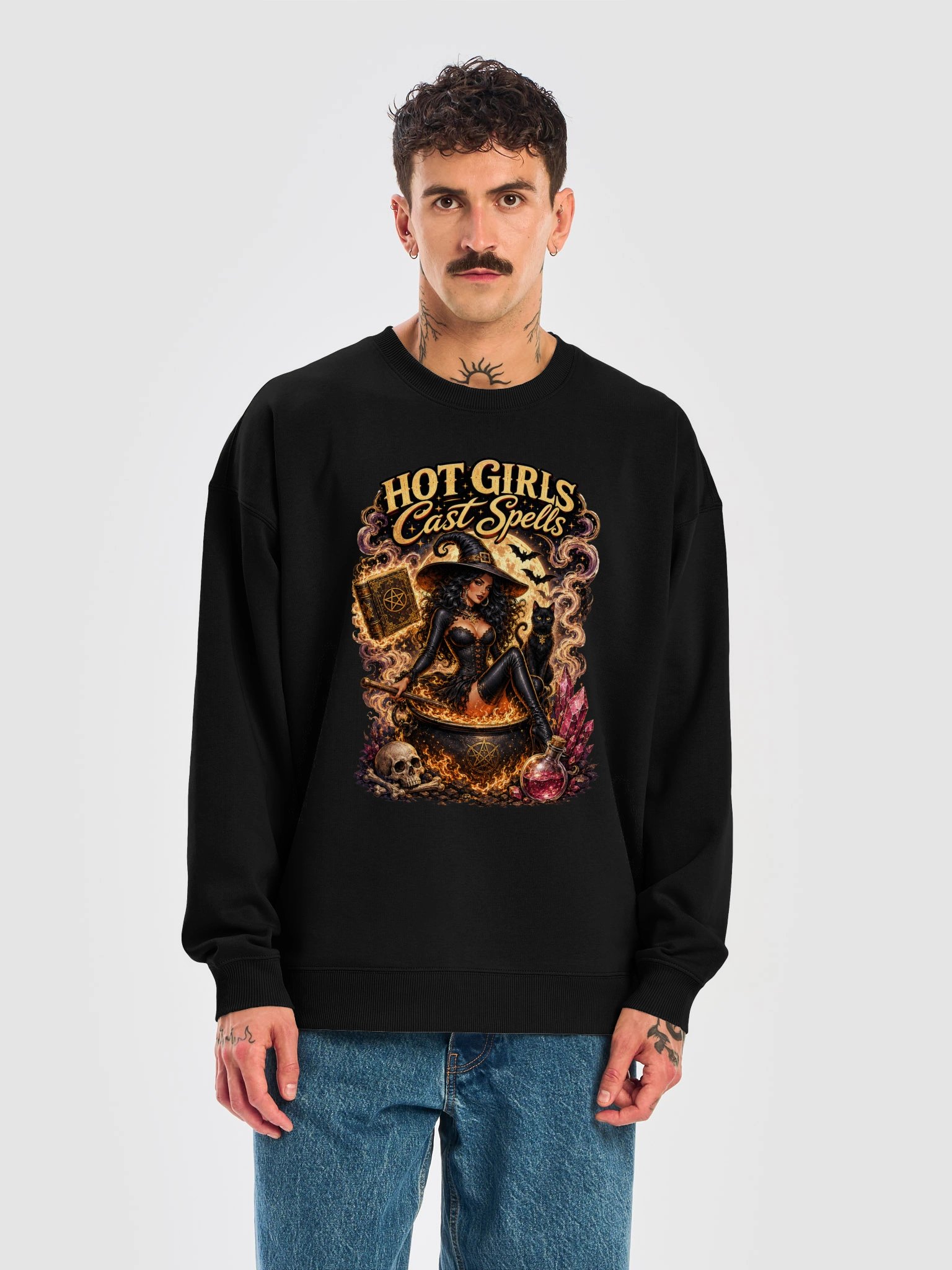 Charmed Oversized Crewneck Sweater product image (5)