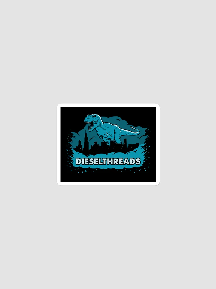 DieselThreads Classic Logo Blue Sticker product image (1)