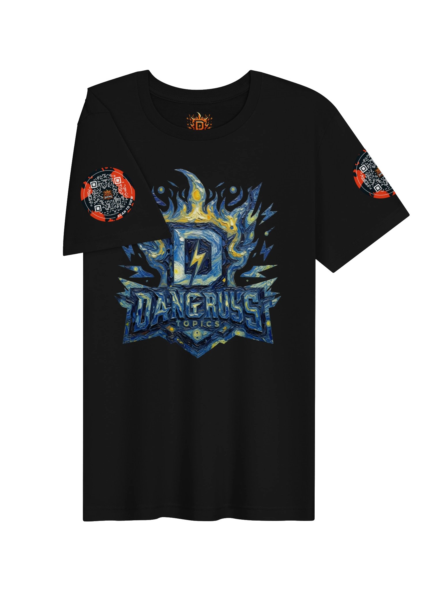 DangeRuss Topics Ladies Abstract Emblem Tee product image (3)