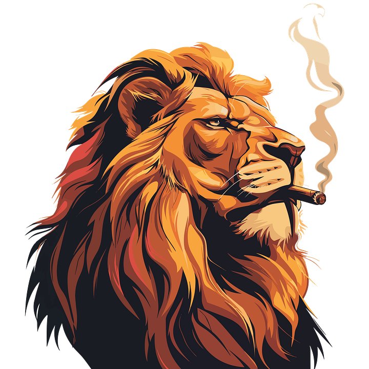 Badass Lion - Cotton T-Shirt product image (2)