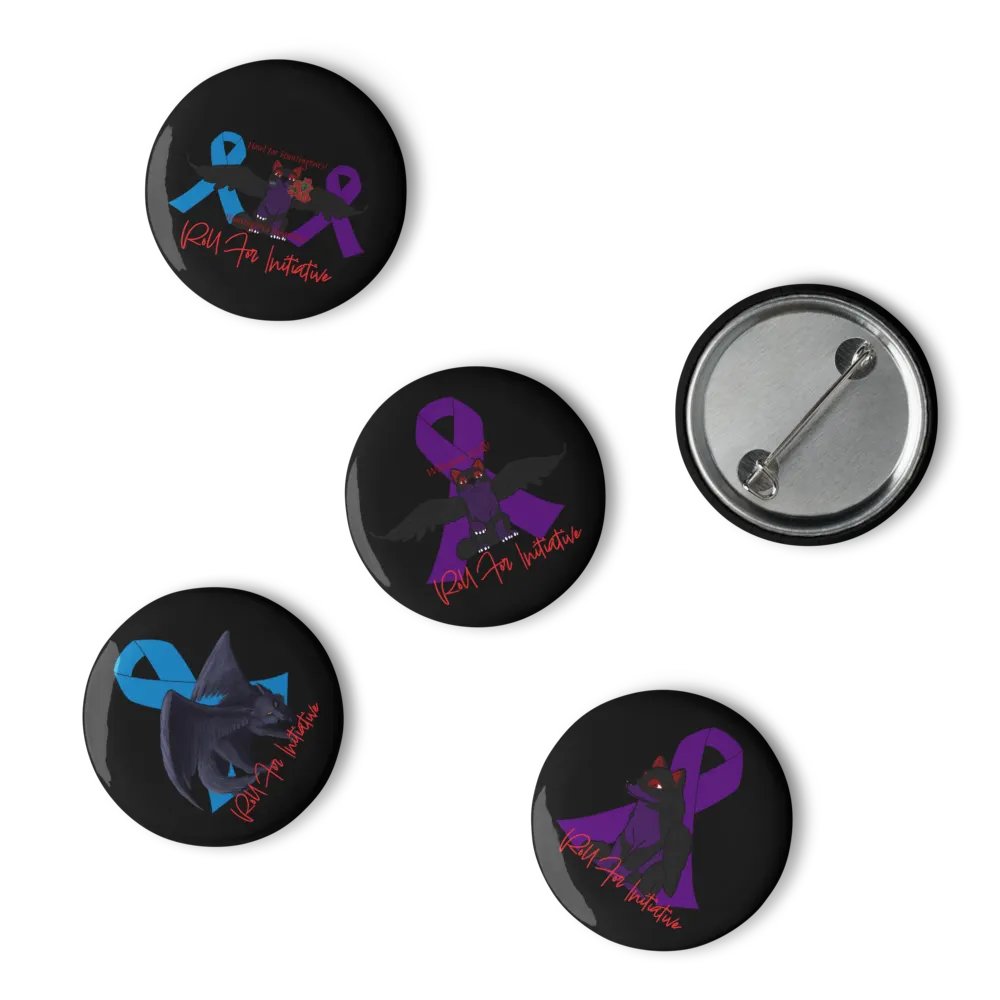 Huntington's Awareness Button Pin Set product image (10)