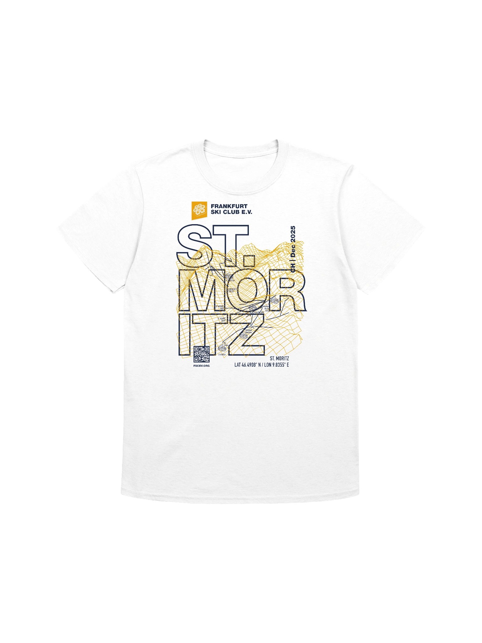 St. Moritz Resort white (front only print) product image (1)