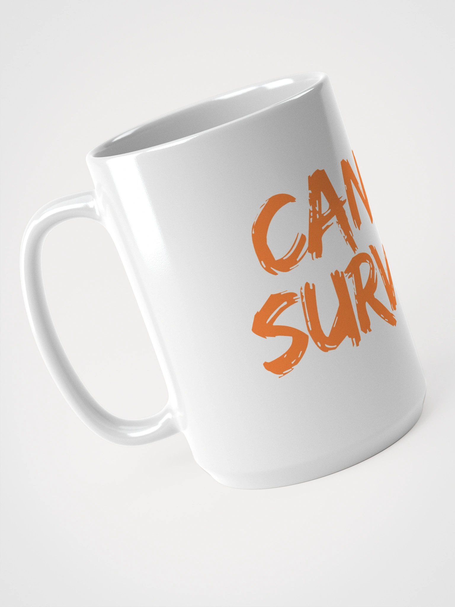 CANCER SURVIVOR Blue Ribbon Mug product image (4)