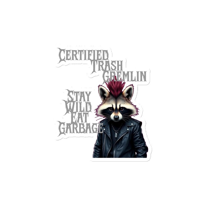 Trash Racoon Magnet product image (2)