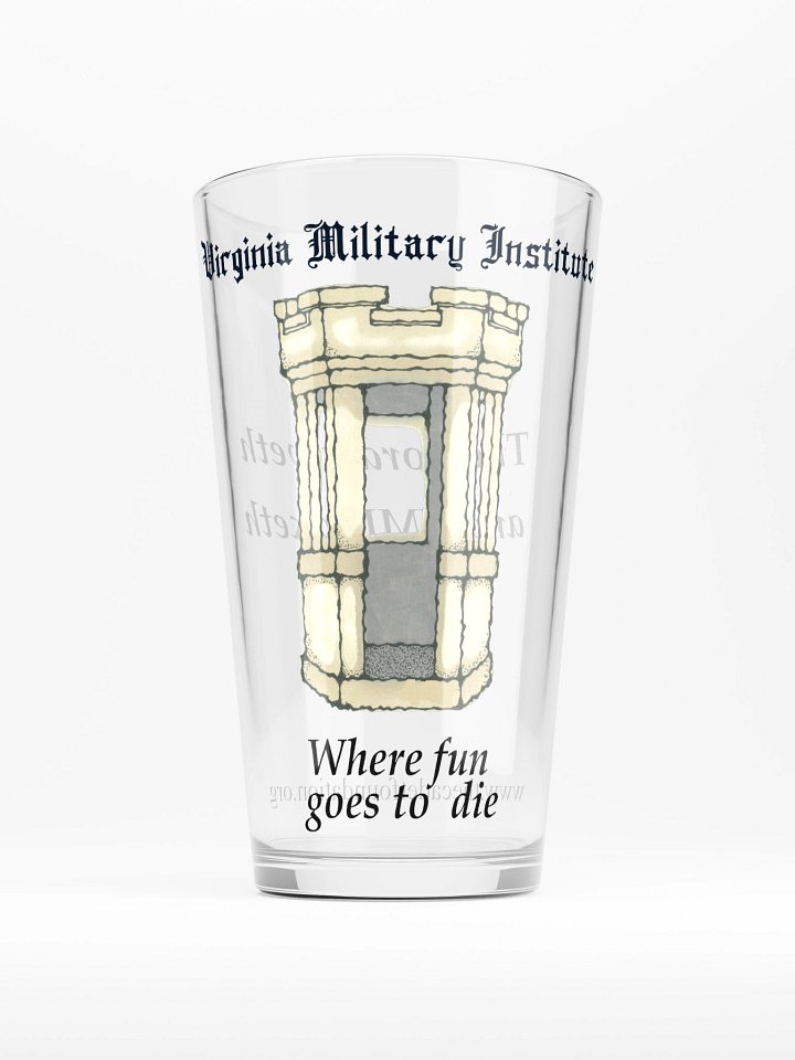 Where Fun Goes to Die Pint Glass product image (1)