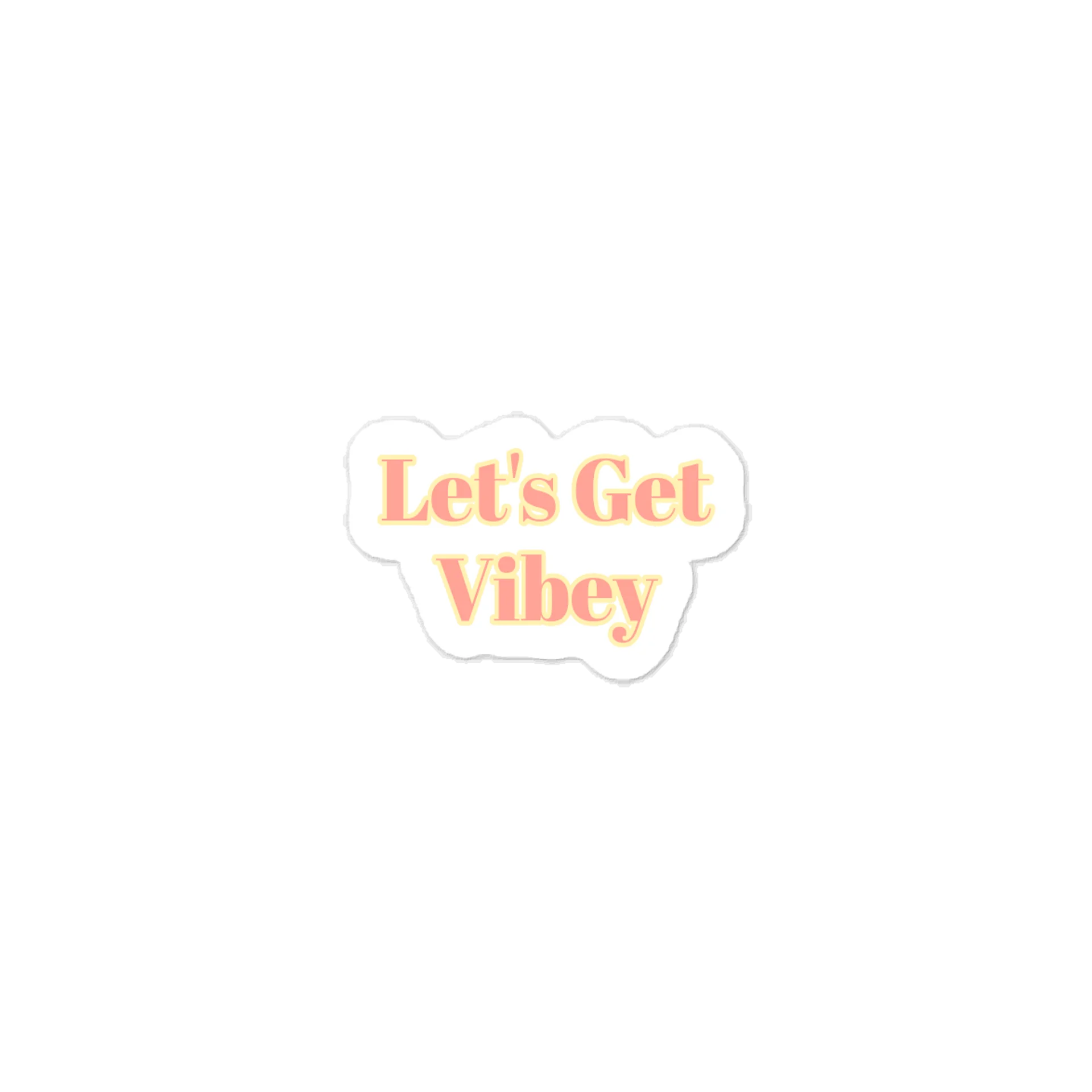 Let's Get Vibey Sticker product image (1)