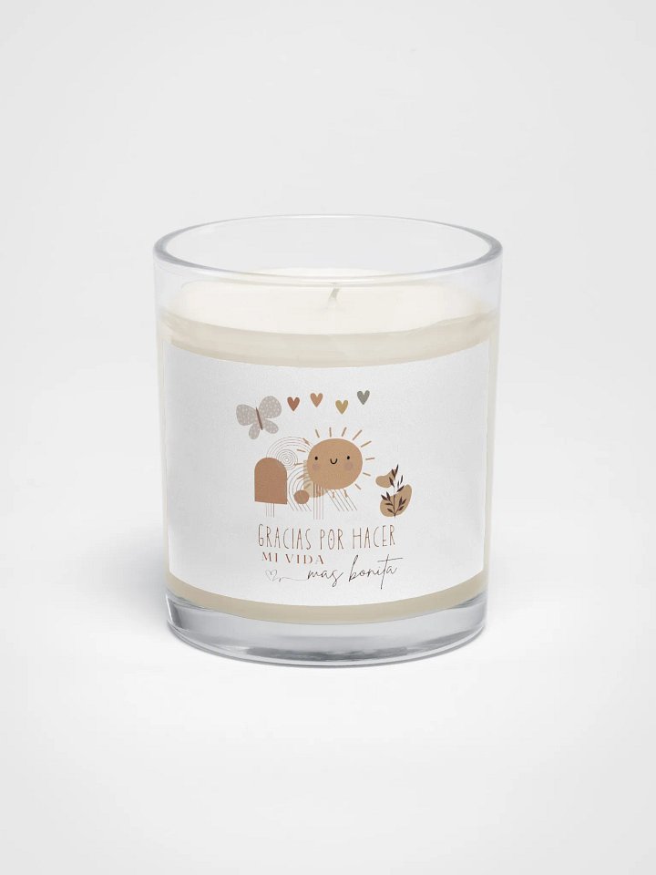 Boho Gracias por hacer mi vida más bonita Design Candle product image (1)