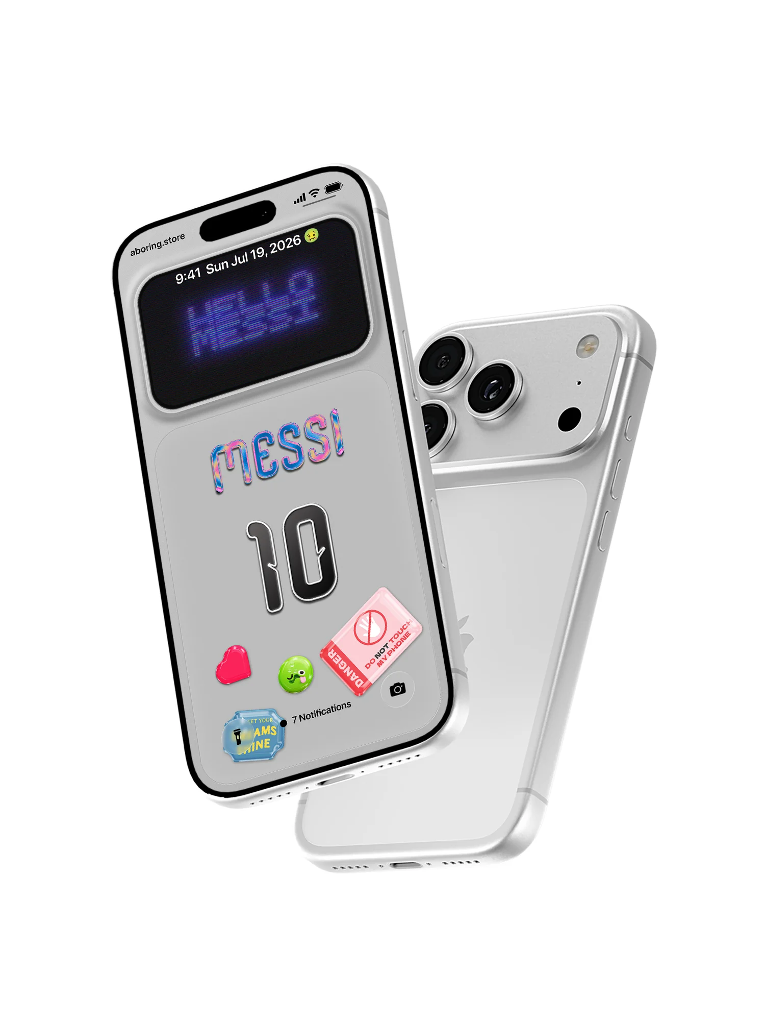 iPhone 17 Silver camera bump wallpaper product image (4)