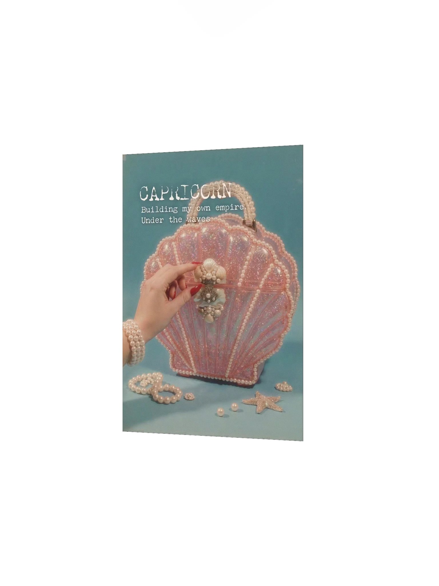 Capricorn Mermaid Zodiac Print product image (2)
