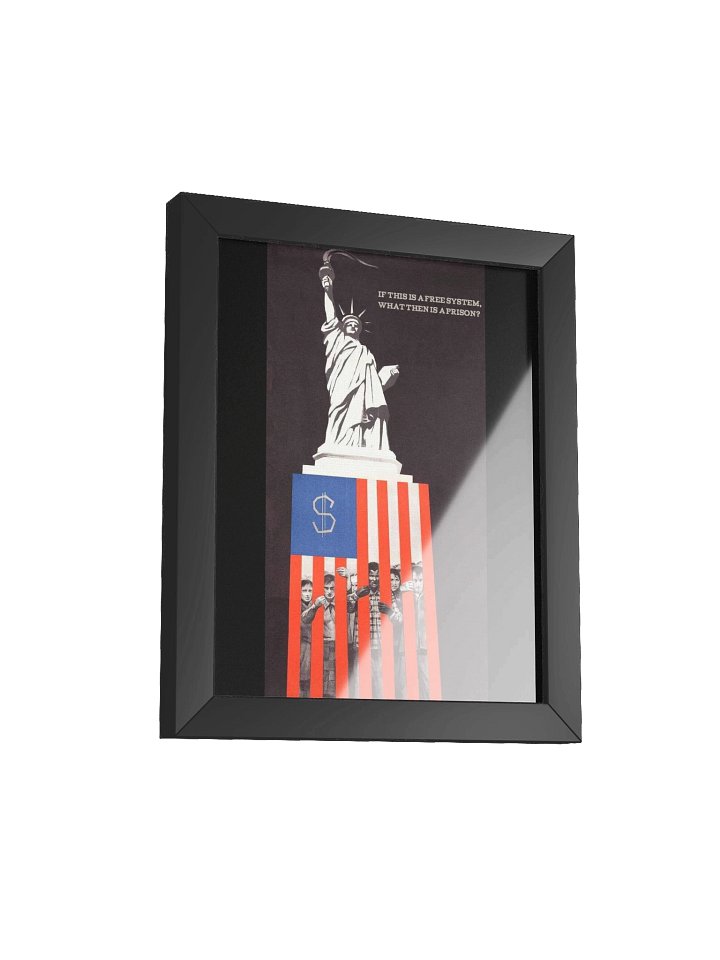 If this is freedom, then what is prison? Framed Poster product image (13)