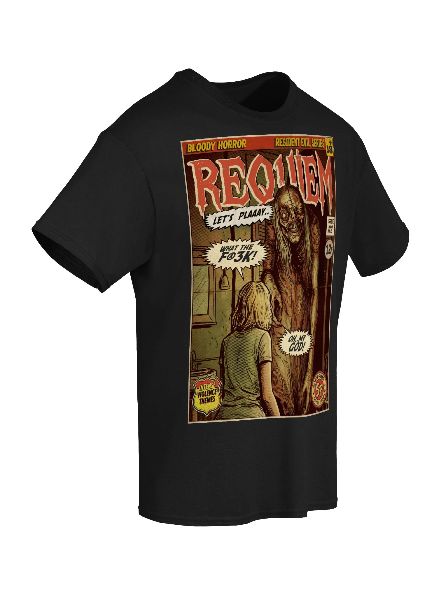 Resident Evil Requiem The Girl Comic Art T-Shirt product image (6)