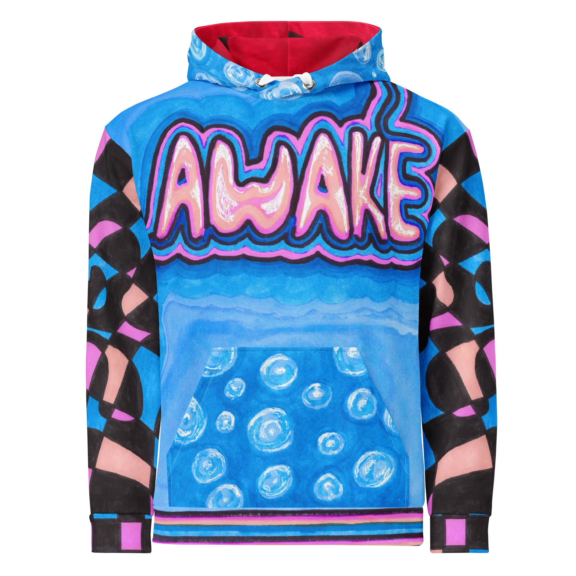 Awake-Asleep Hand-Drawn Hoodie product image (1)