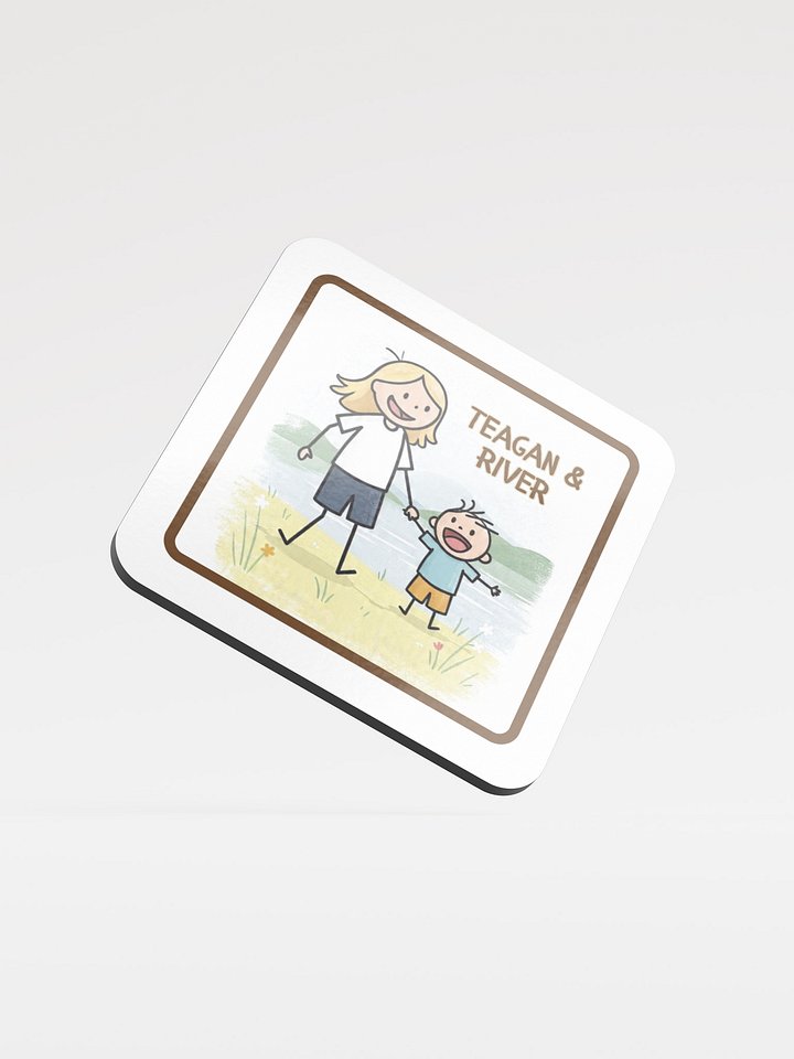 Teagan & River Personalized Cork Coaster product image (1)