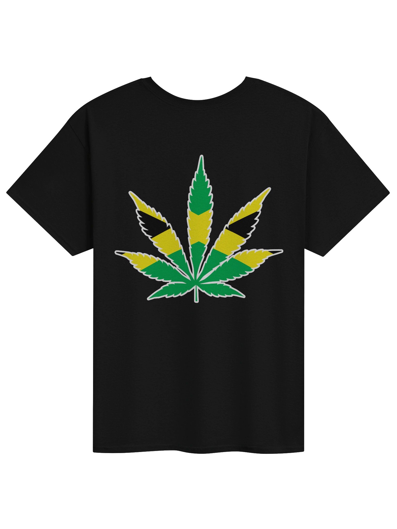 Jamaican Flag Cannabis Graphic Tee product image (2)
