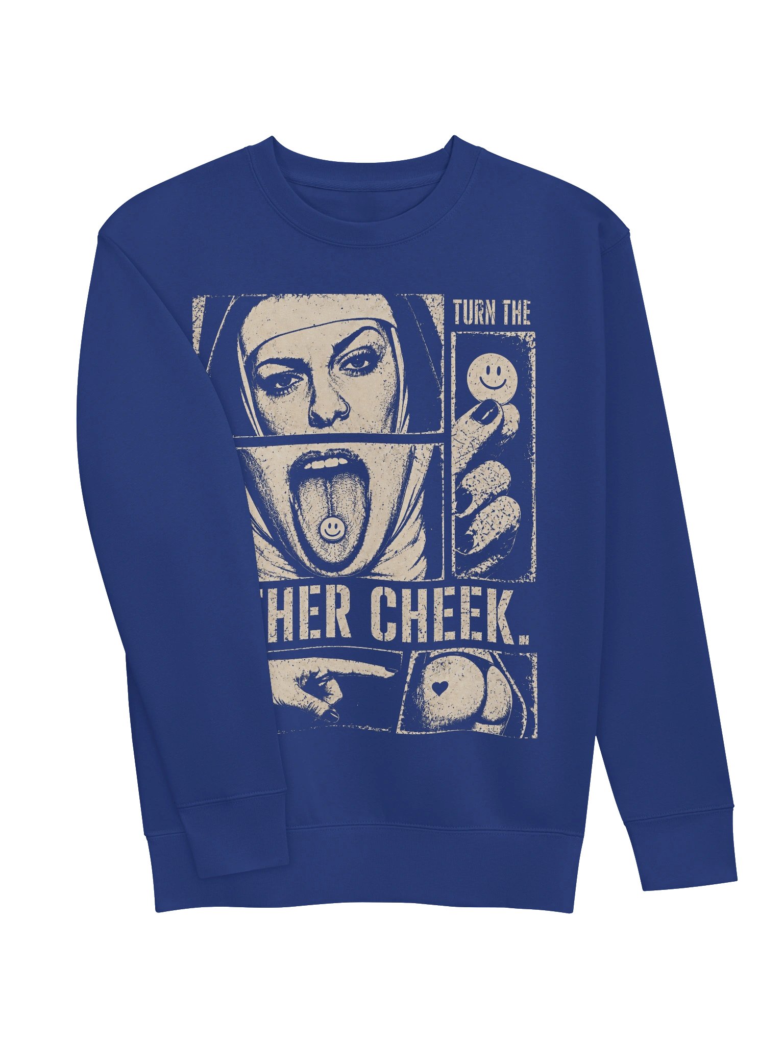 Turn the other cheek premium sweatshirt product image (51)