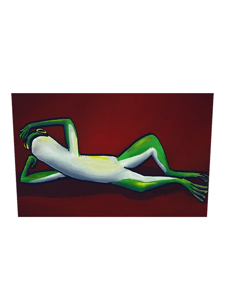Reclining Frog Print product image (1)