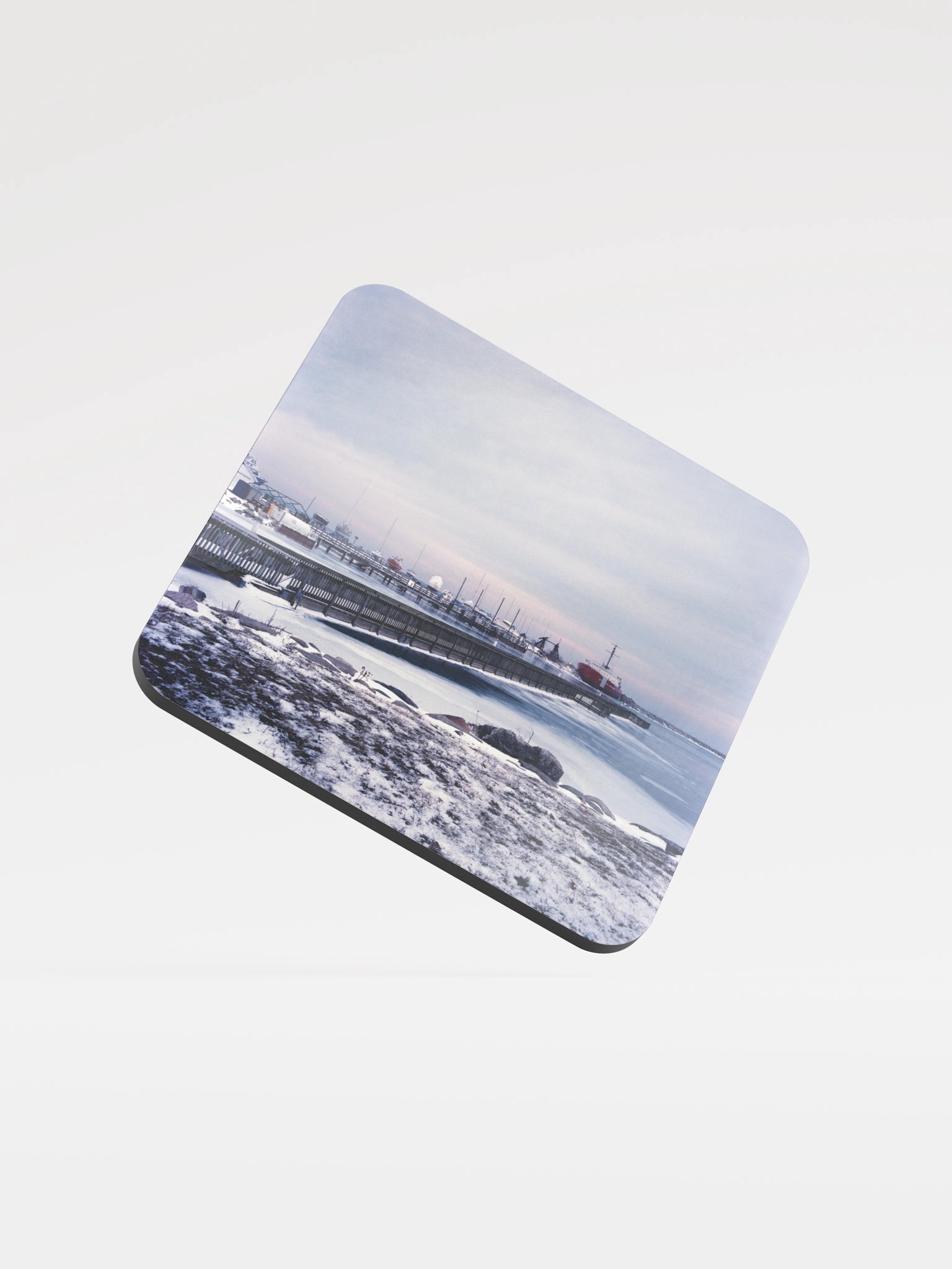 Winter Harbor Coaster (No logo) product image (1)