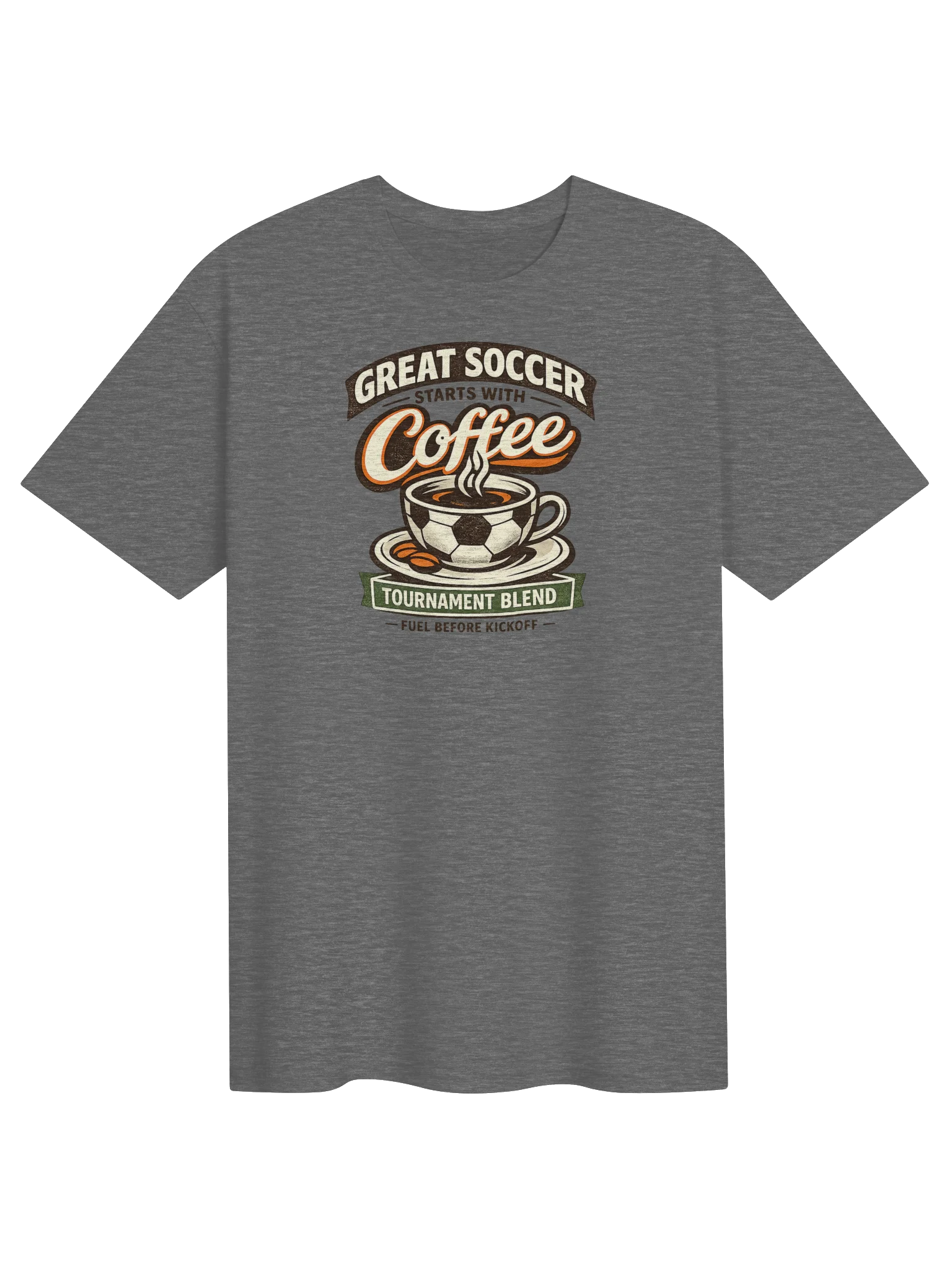 Great Soccer Starts with Coffee Tee product image (1)