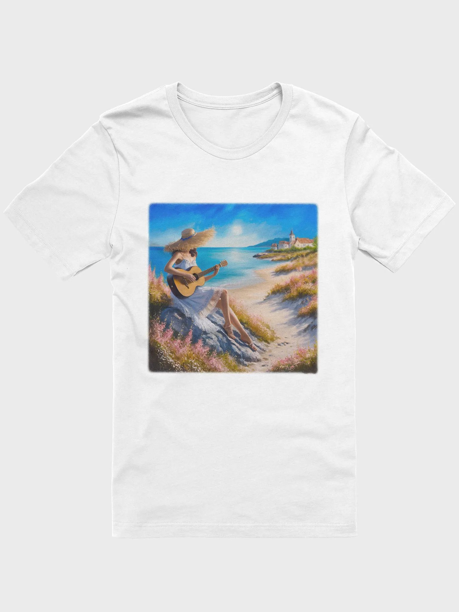 Guitar player at the beach product image (1)