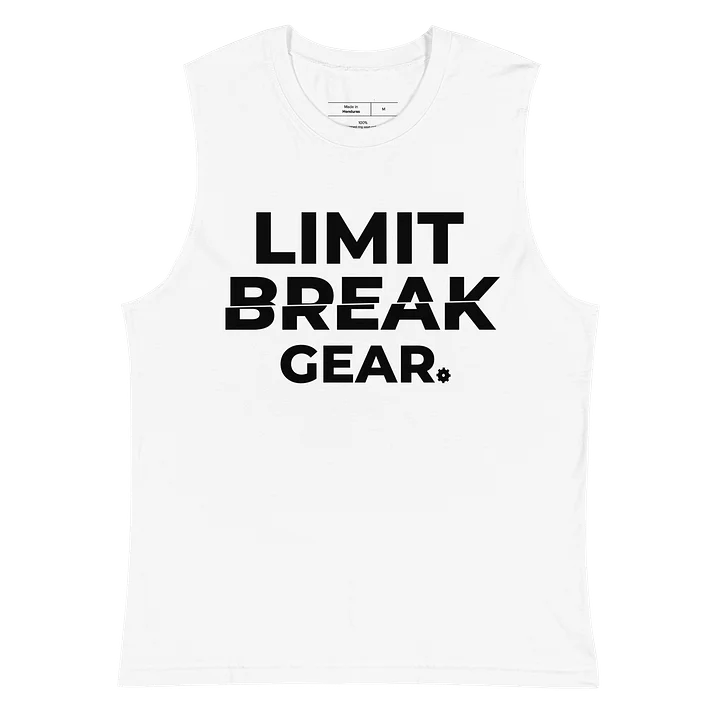 Limit Break Gear sliced Sleeveless - black logo product image (2)