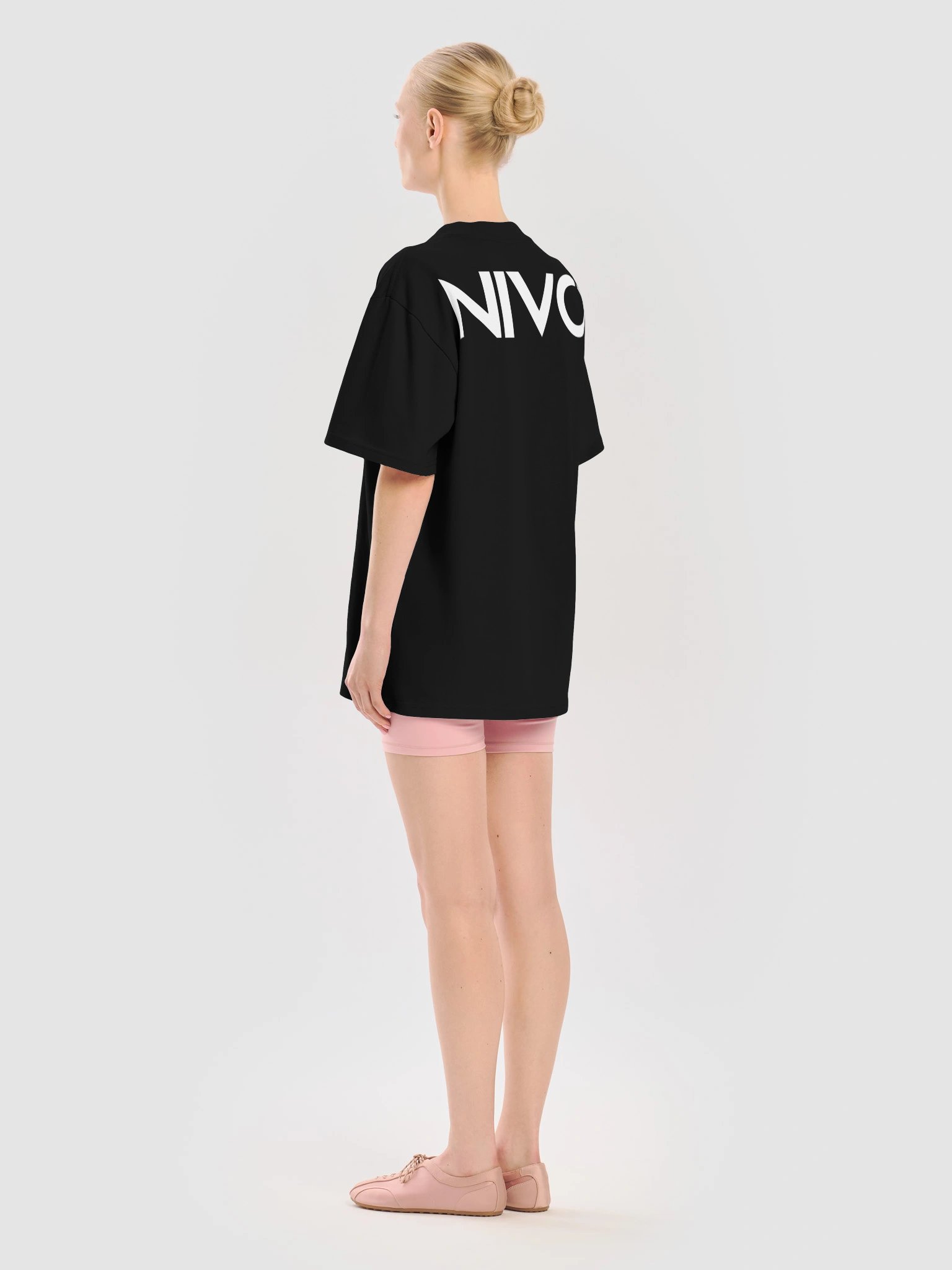 NIVO Distressed Logo Heavy T-Shirt product image (36)